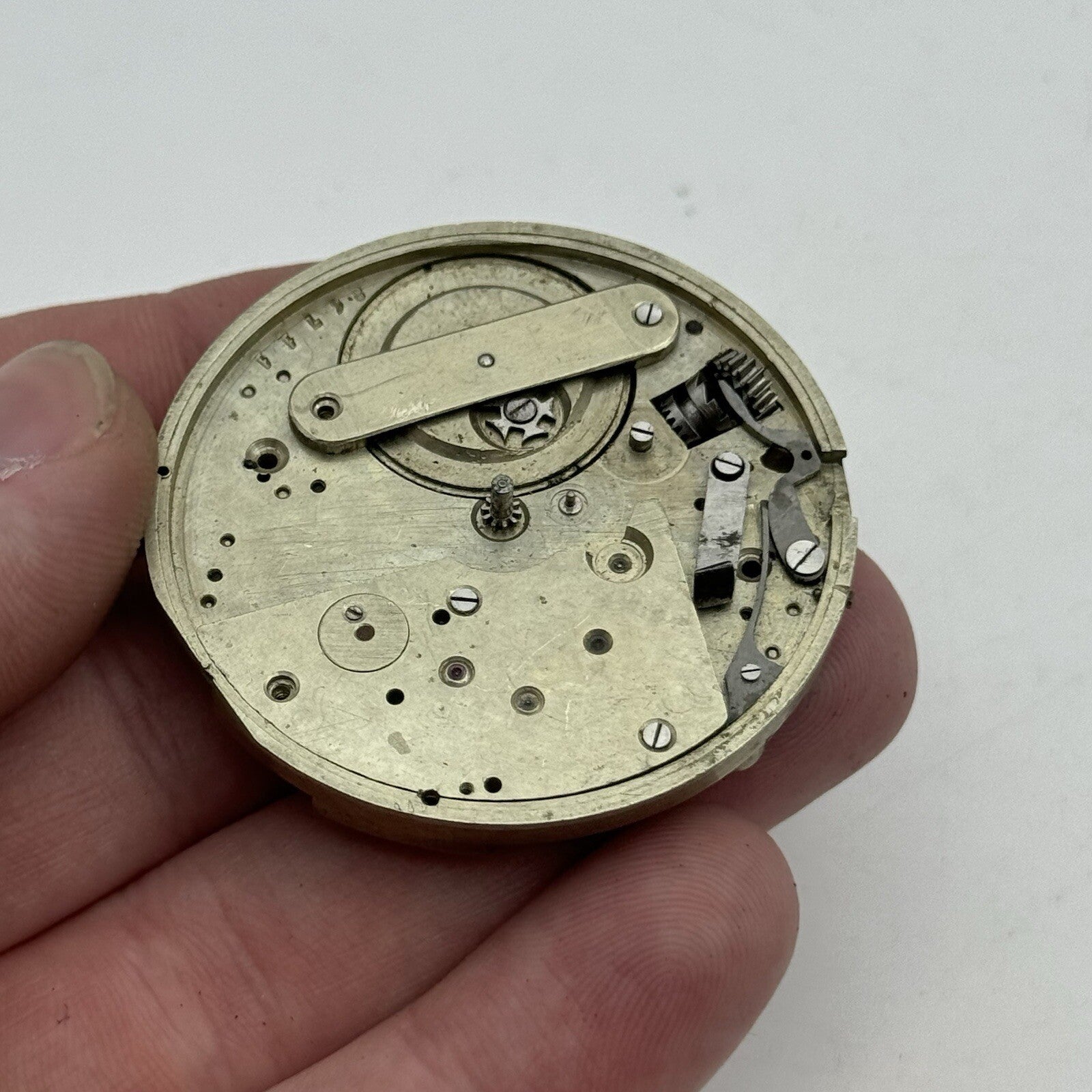 45.2mm High Grade Jules Jurgensen Style Pocket Watch Movement To Restore Parts