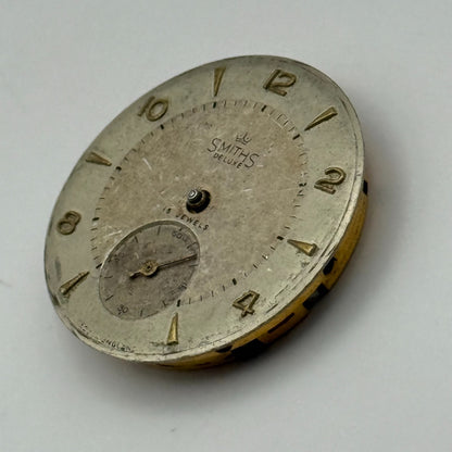Smiths De Luxe 15 Jewels C268882 Watch Movement Manual Wind Vintage Parts 26.9mm