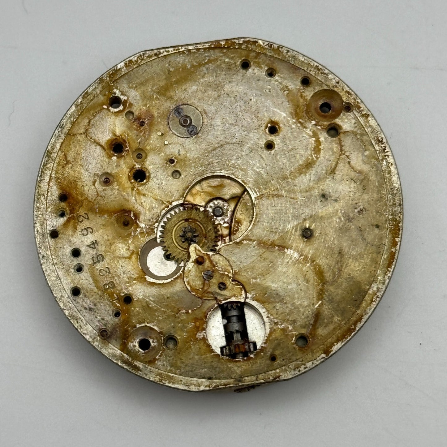 43.1mm Cyma Ref 998.a 15 Jewels Vintage Swiss Pocket Watch Movement PARTS SPARES