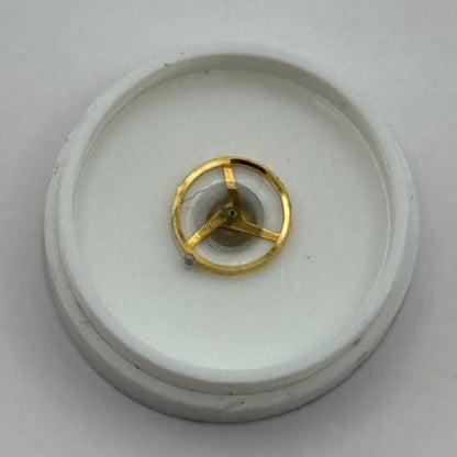 Tissot 2403 Balance Wheel Complete And Spring 5 1/2''' Watch Movement Parts 