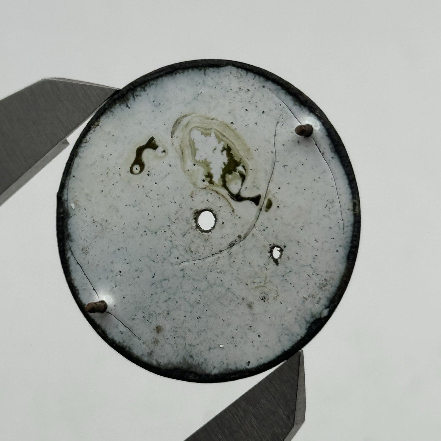36.2mm Beautiful Patterned Dial Cylinder Pocket Watch Movement FOR PARTS