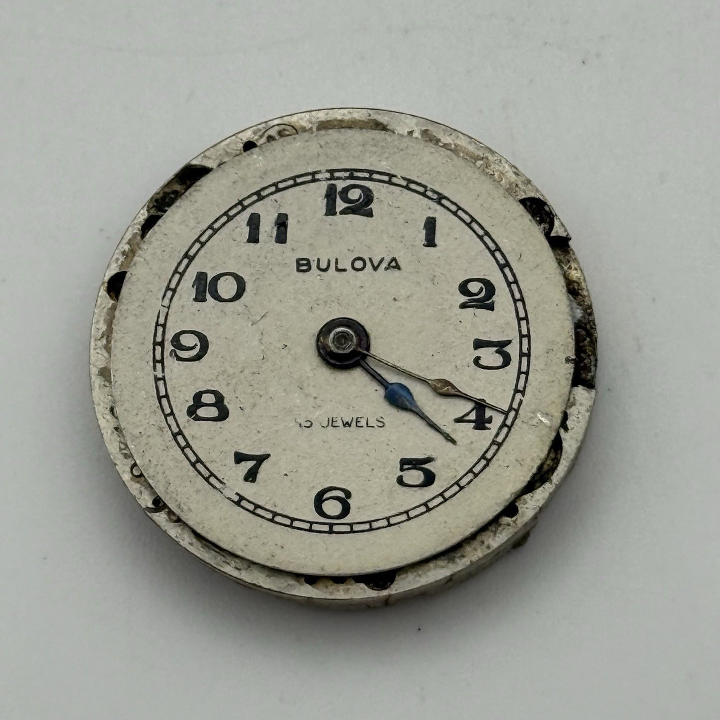 23.7mm Rare Vintage Bulova 23 Manual Wind Swiss Watch Movement PARTS REPAIR
