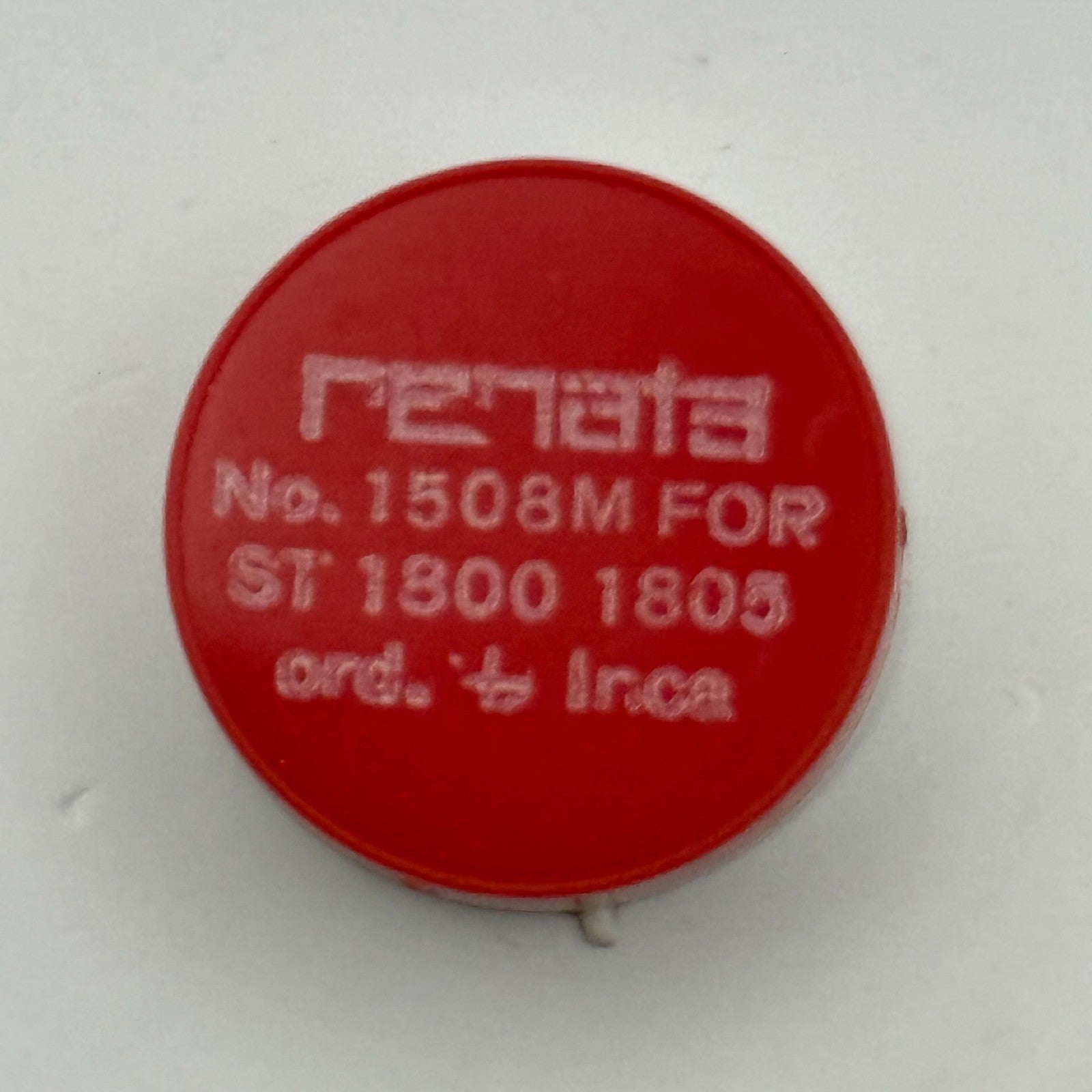 ST 1800 1805 Balance Wheel Complete And Spring Ord + Inca 1508 M Watch Parts NOS