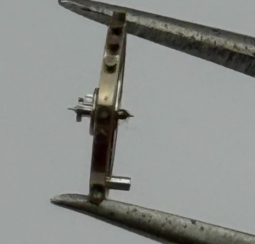 FHF 34 Balance Wheel Complete And Spring 7 3/4''' 1047 M Watch Movement Parts 