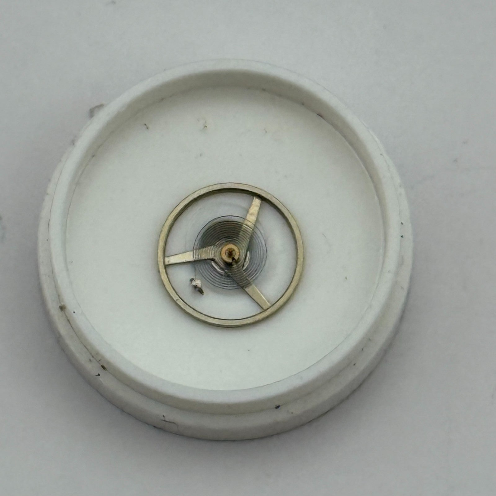 FHF 34-21 Balance Wheel Complete And Spring Inca 1640 M Watch Movement Parts NOS