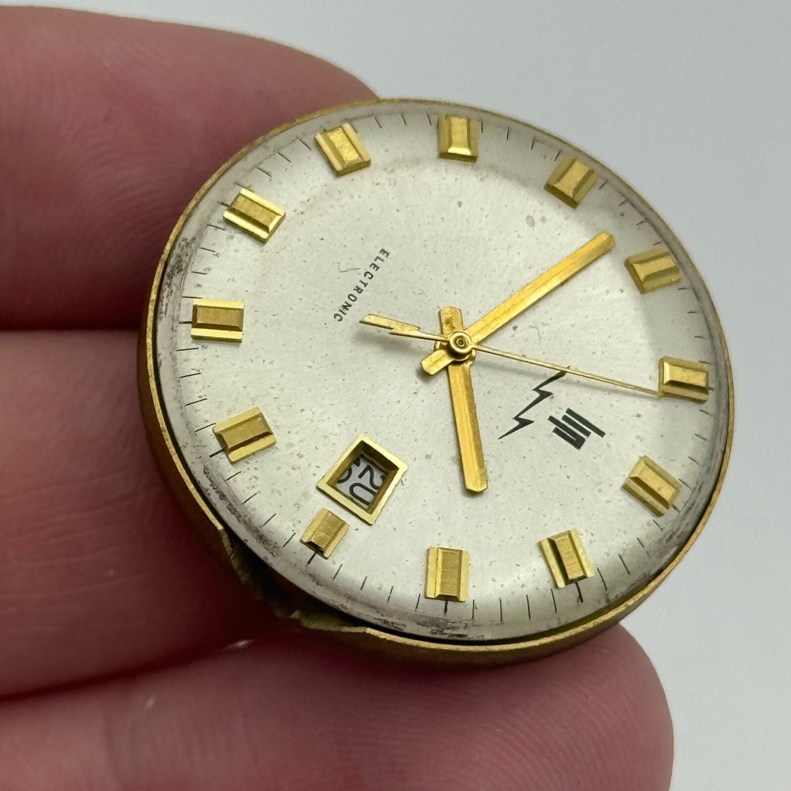 30.7mm Mens Lip Electronic French 13 Jewels Watch Movement PARTS REPAIR SPARES