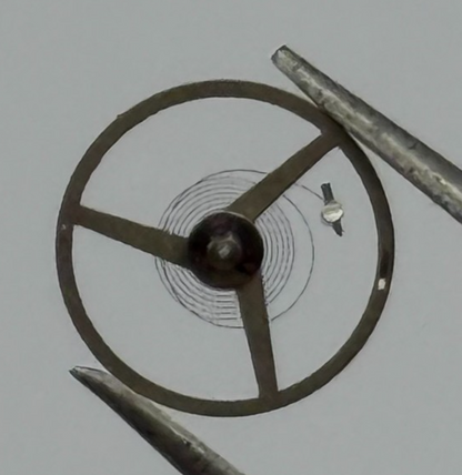 ETA 2412 Balance Wheel Complete And Spring  1413 M Watch Movement Parts NOS