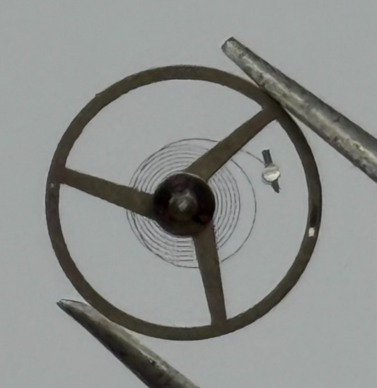 ETA 2412 Balance Wheel Complete And Spring  1413 M Watch Movement Parts NOS