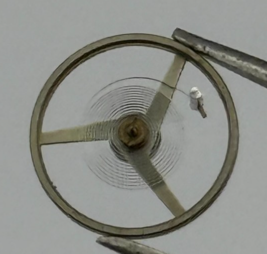 FEF 371 Balance Wheel Complete And Spring 6 3/4-8''' 1572 M Watch Movement Parts