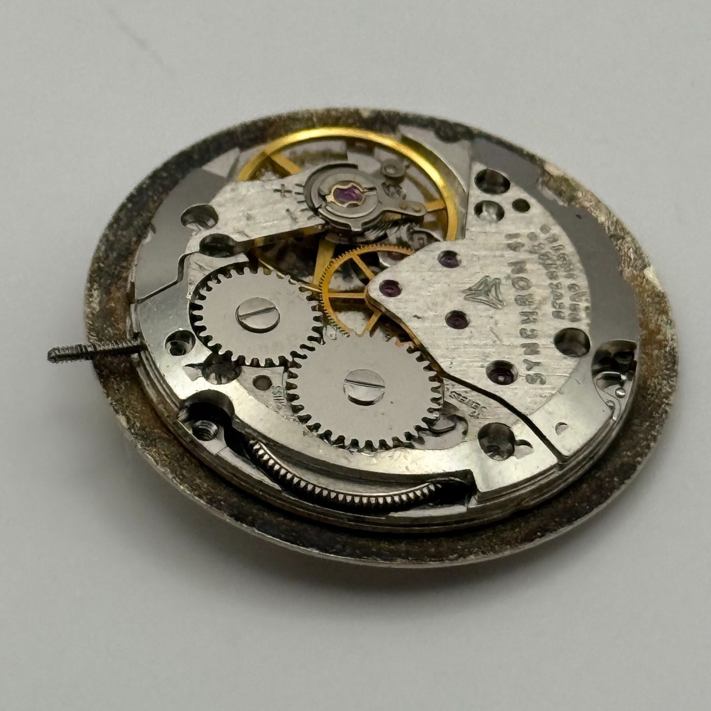ETA 2750 Watch Movement Cyma By Synchron Manual Wind Vintage Parts Repair 25.4mm