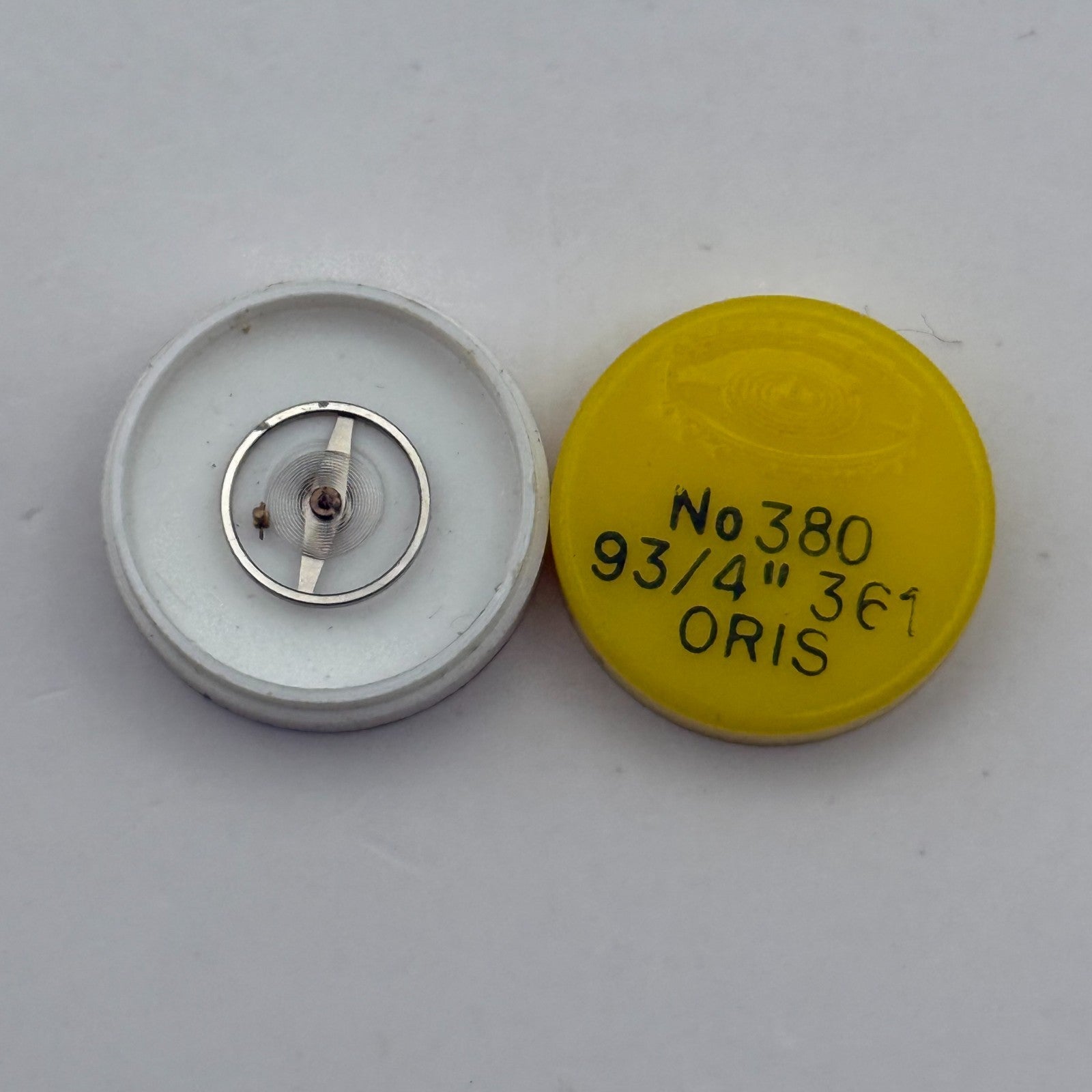 Oris 361 Balance Wheel Complete And Spring  9¾’’’ 380 Watch Movement Parts NOS