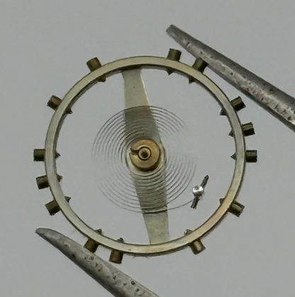 ETA 1260 Balance Wheel Complete And Spring 10 1/2’’’ 164 M Watch Movement Parts