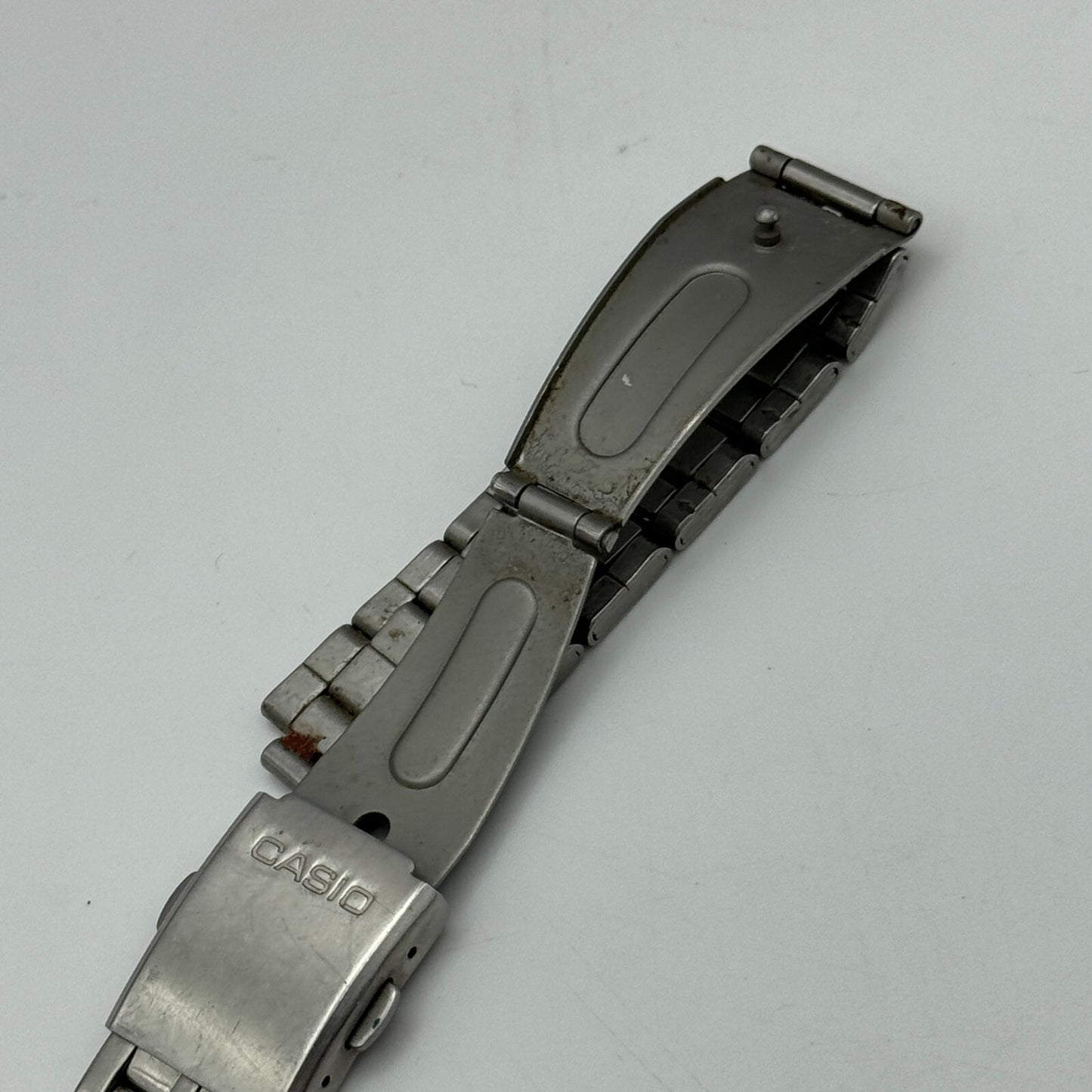 40mm Men’s Working Casio MTP-1243 Water Resist 50M Purple Dial Watch New Battery