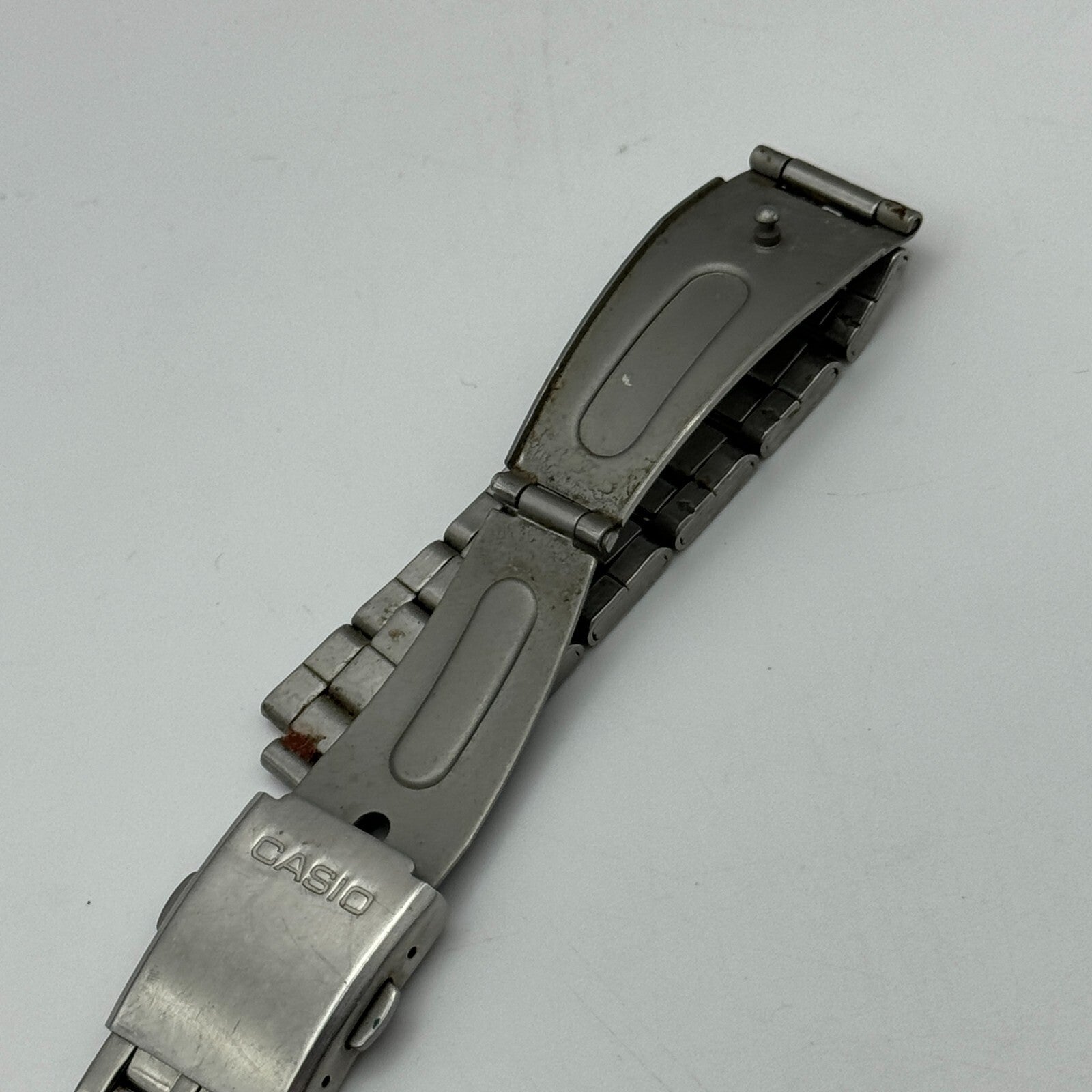 40mm Men’s Working Casio MTP-1243 Water Resist 50M Purple Dial Watch New Battery