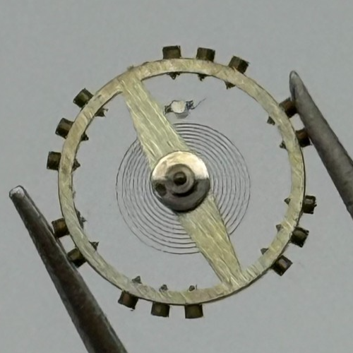 Derby 40 Balance Wheel Complete And Spring 8 3/4’’’ 102 M Watch Movement Parts