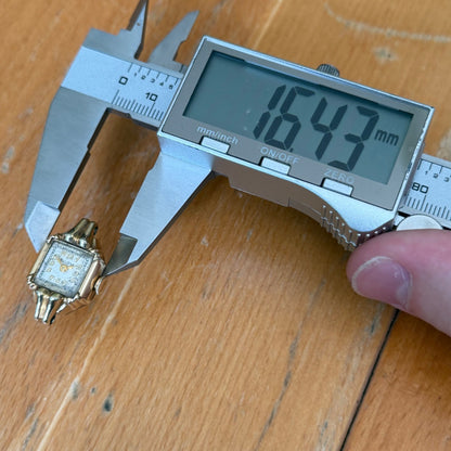 16mm Vintage Bulova 6BA Swiss 10k Gold Filled Manual Ladies Wind Watch PARTS