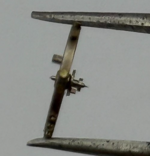 AS 970 Balance Wheel Complete And Spring 8 3/4''' 27 Watch Movement Parts NOS