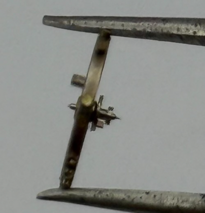 AS 970 Balance Wheel Complete And Spring 8 3/4''' 27 Watch Movement Parts NOS