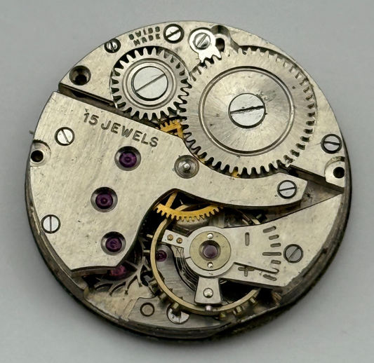 AS 1002 984 Watch Movement Minster Manual Wind Vintage Swiss Parts Repair 24mm