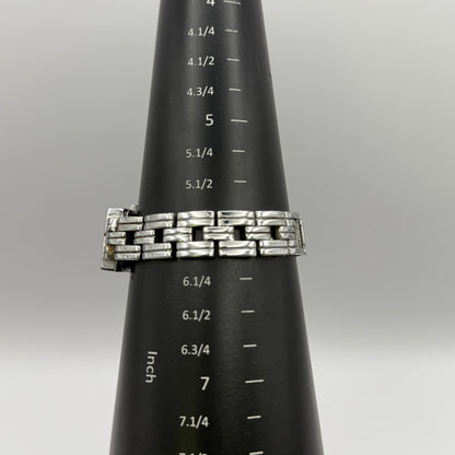 Hamnett Ladies Quartz Watch Butterfly Dial Silver Tone Bracelet Working 19mm