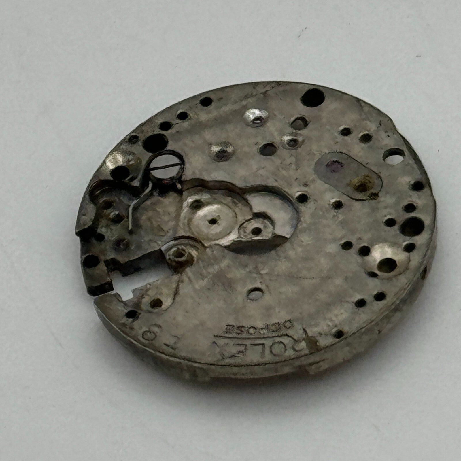 17.4mm Rolex Depose 181 Main Plate Manual Wind Watch Movement Vintage PARTS