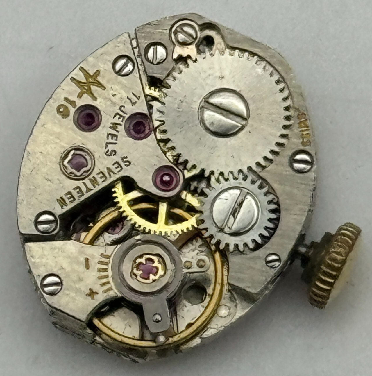 13mm Ladies Hamilton Cal 16 Swiss Manual Wind Vintage Watch Movement PARTS