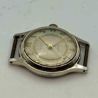 32mm Men’s Manual Wind Ingersoll Shock Proof Watch FOR PARTS TO RESTORE