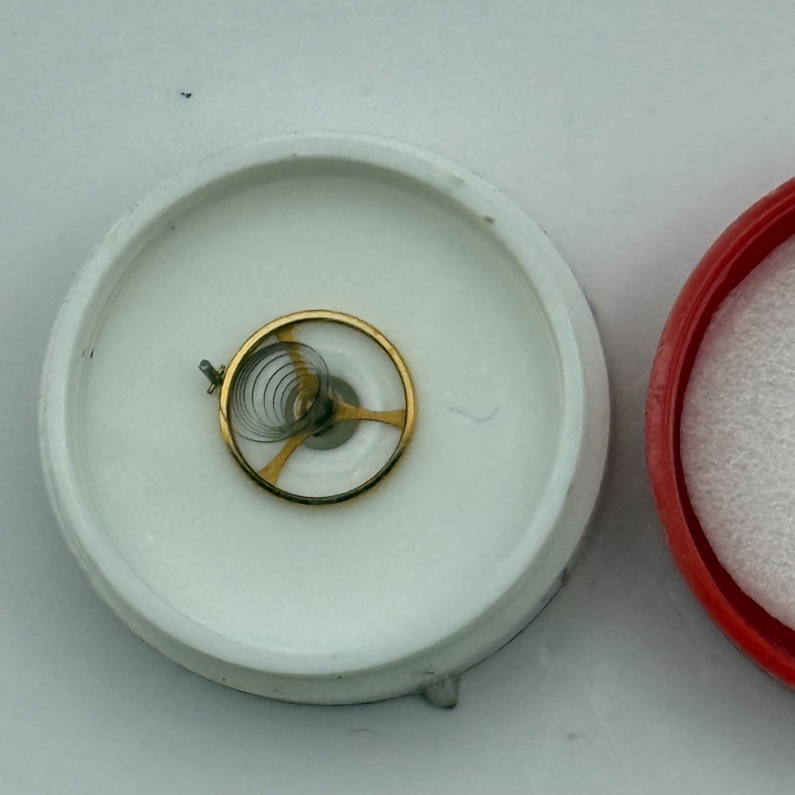 FHF 59-21 Balance Complete Inca Renata 1353 Watch Movement Parts DAMAGED