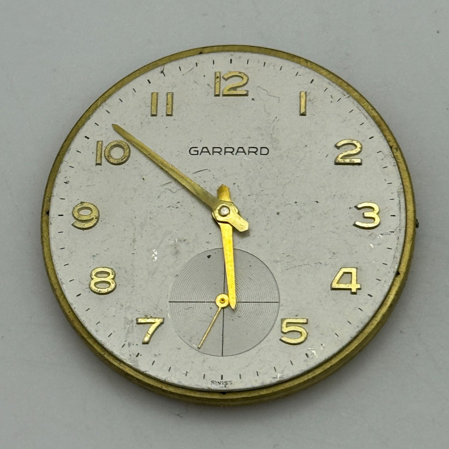 31.6mm Men's Garrard Unitas UT 6325 Manual Wind Swiss Watch Movement PARTS SPARE