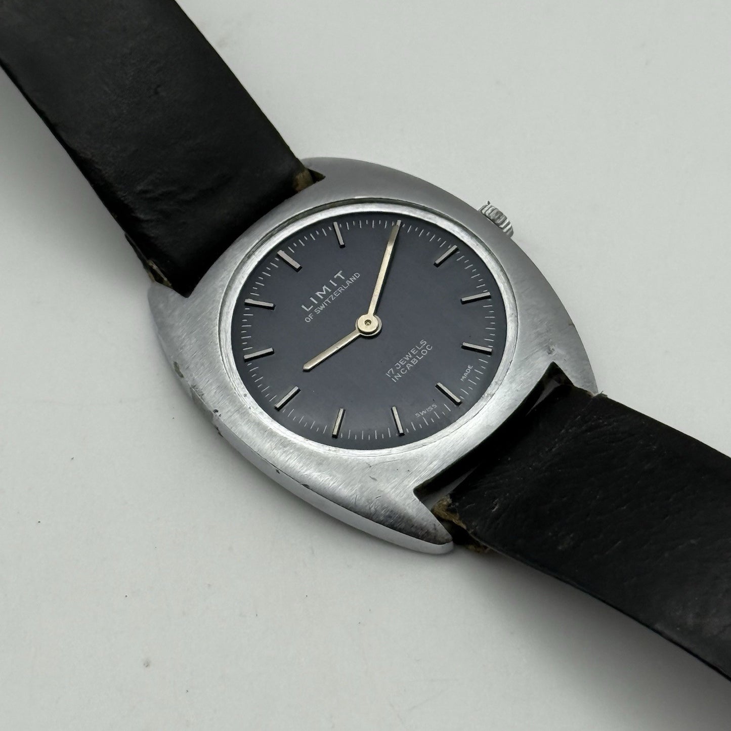 32mm Vintage Mens Limit FHF ST 69-21 Swiss Manual Wind Watch PARTS REPAIR