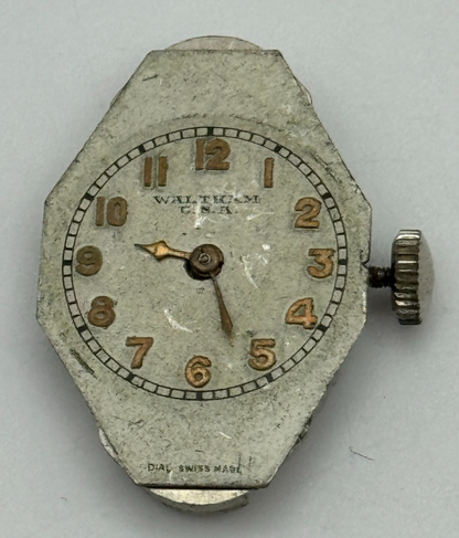 6.5L Waltham Grade No. 659 Model L-6.5 American Watch Movement PARTS SPARE