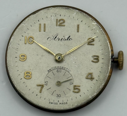 AS 1002 984 Watch Movement Aristo Manual Wind Vintage Swiss Parts Repair 27.7mm