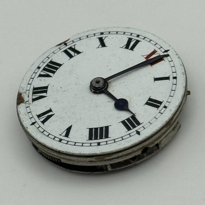 23.6mm Roman Numerals 15 Jewels Trench Watch Movement Manual Wind PARTS SPARES
