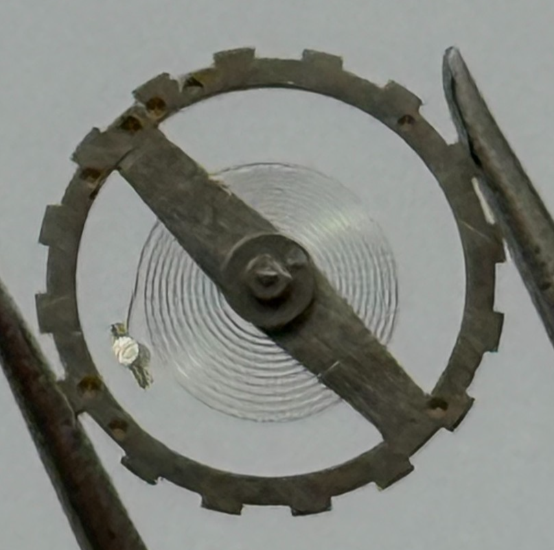 EB 1297 1469 Balance Wheel Complete And Spring  117 Watch Movement Parts NOS