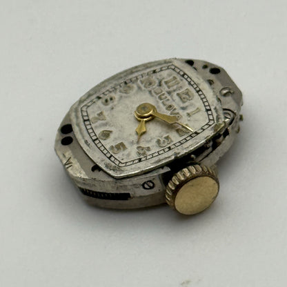 13.1mm Running Vintage Ladies Bulova 5AB Manual Wind Swiss Watch Movement PARTS
