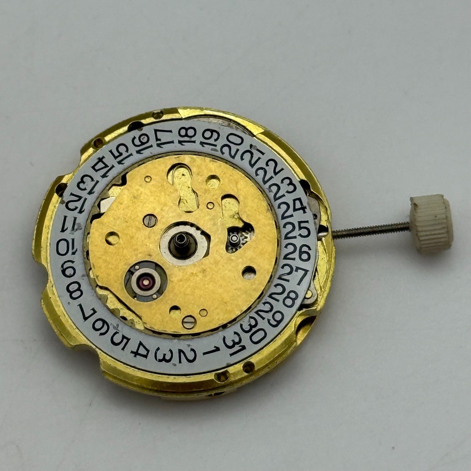 25.9mm Vintage Waltham SGT 140-1A E4 Manual Wind Watch Movement PARTS REPAIR