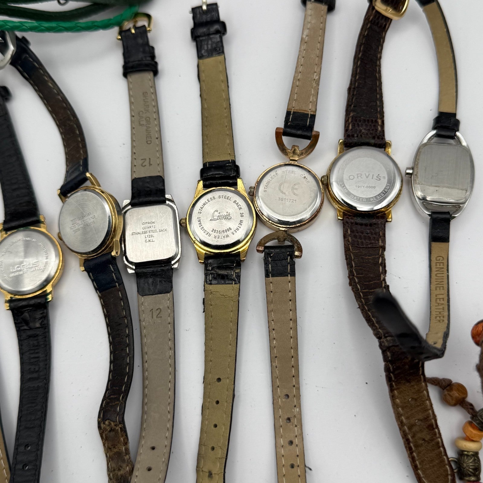 Bundle Of 15 Quartz Watches Job Lot Modern / Vintage Untested Parts / Repair