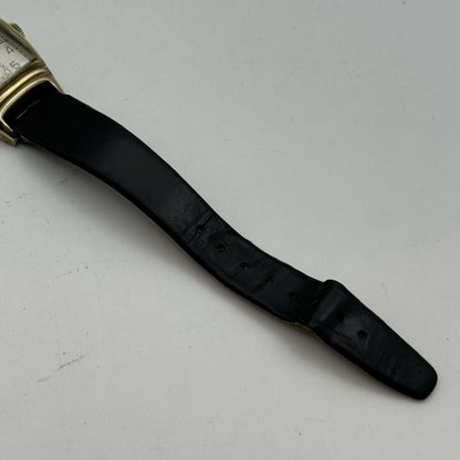 24mm RUNNING Gruen Precision 115 Curved Art Deco Tank Watch Vintage TO RESTORE