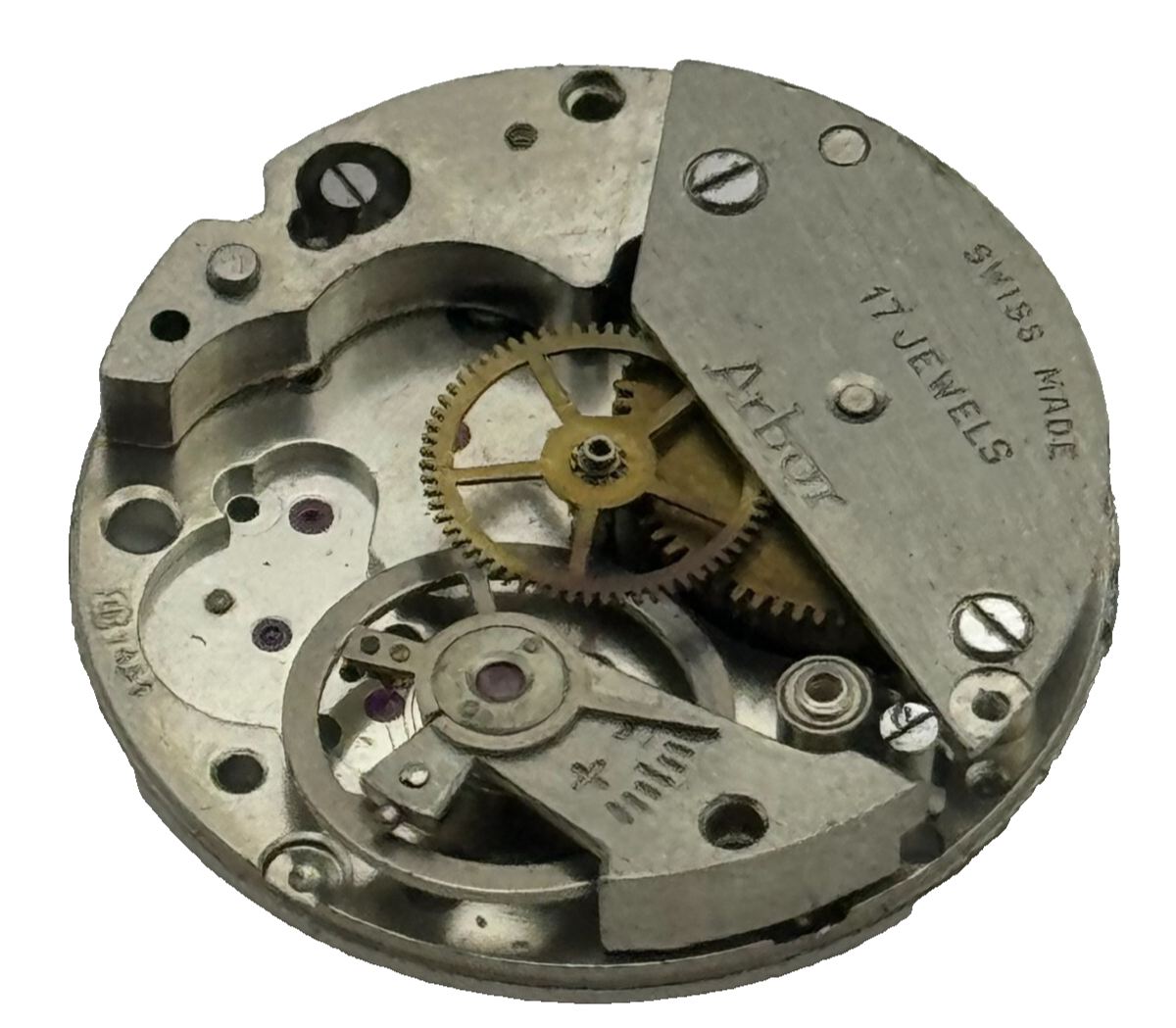 23.6mm Arbor EB 1451 Swiss Manual Wind 17 Jewels Watch Movement PARTS REPAIR