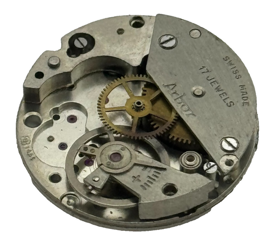 23.6mm Arbor EB 1451 Swiss Manual Wind 17 Jewels Watch Movement PARTS REPAIR