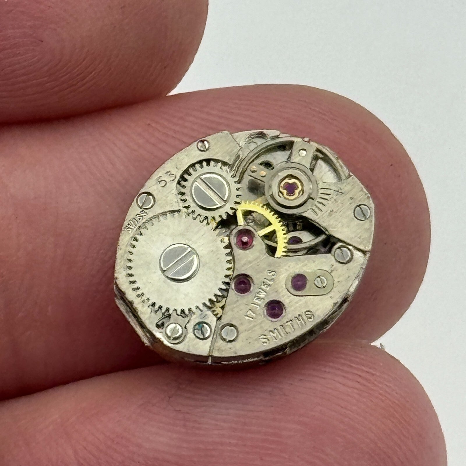 13mm Ladies Smiths AS 1012 A Schild Manual Wind Swiss Watch Movement PARTS