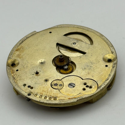 40.7mm Antique Nordmann Geneve Key Wound Pocket Watch Movement PARTS REPAIR