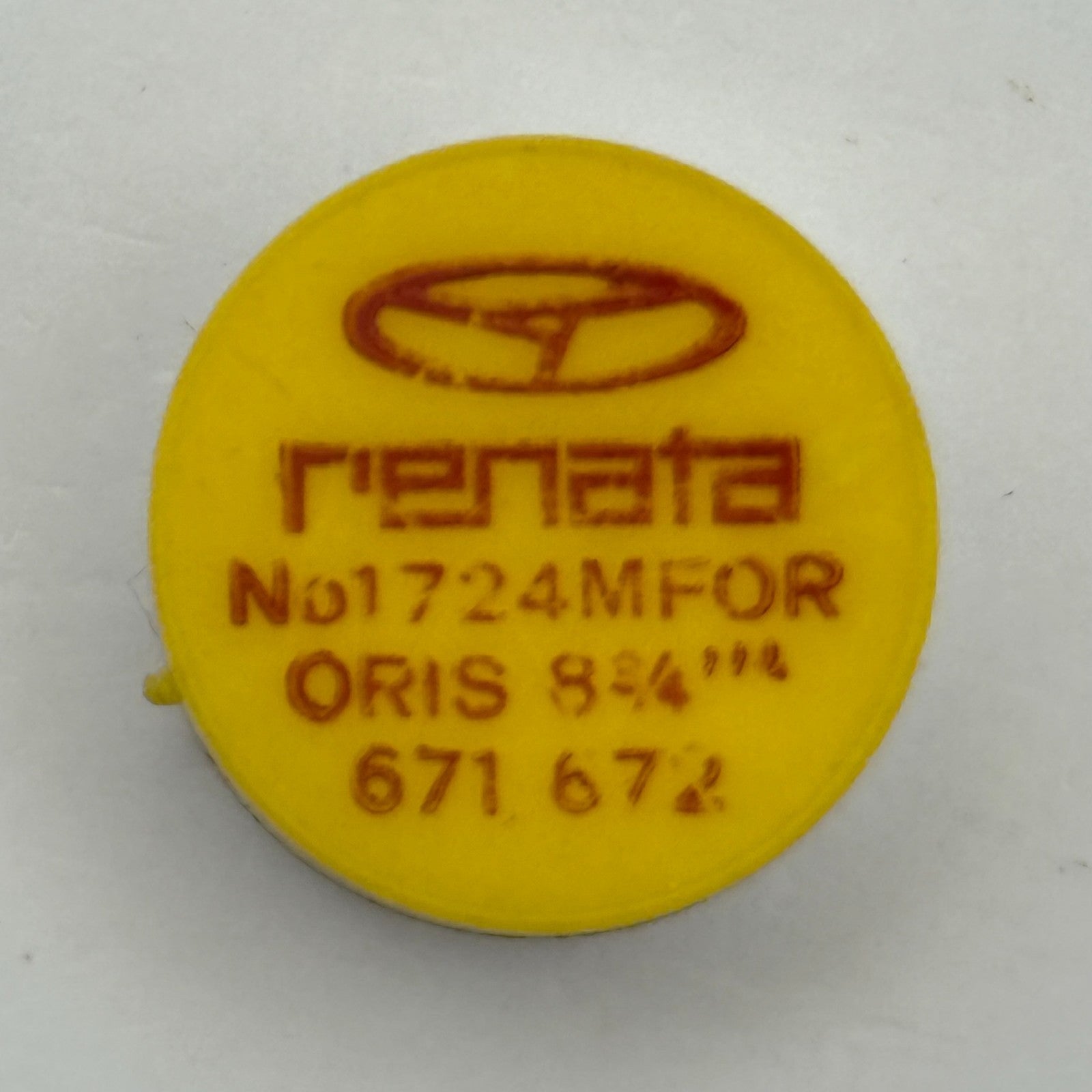 Oris 671 672 Balance Wheel Complete And Spring 8¾’’’ 1724 M Watch Movement Parts