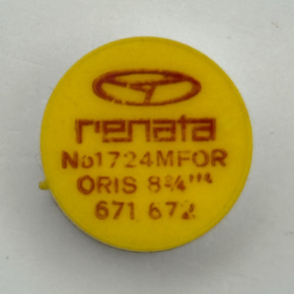 Oris 671 672 Balance Wheel Complete And Spring 8¾’’’ 1724 M Watch Movement Parts