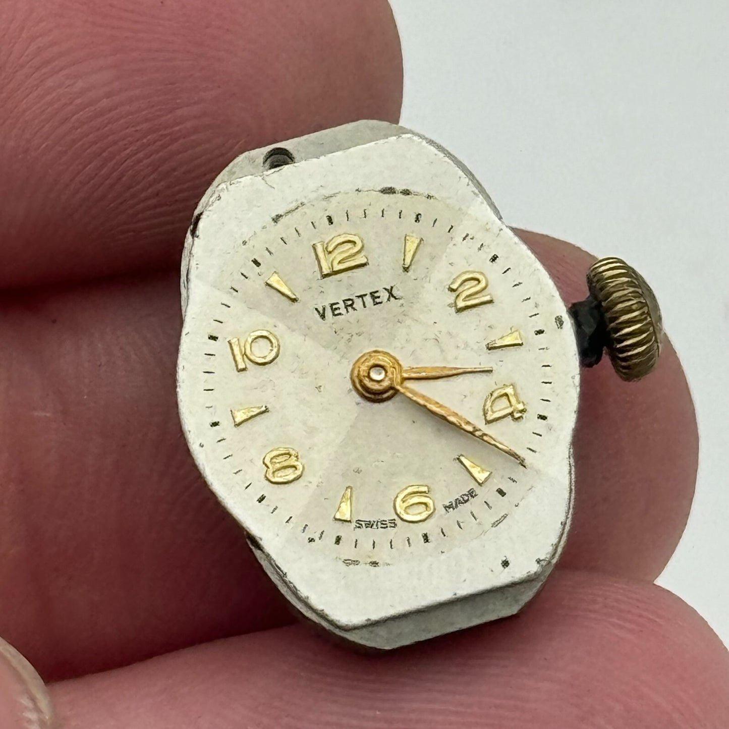 12.7mm Running Vertex Revue 85 Manual Wind 15 Jewels Swiss Watch Movement PARTS