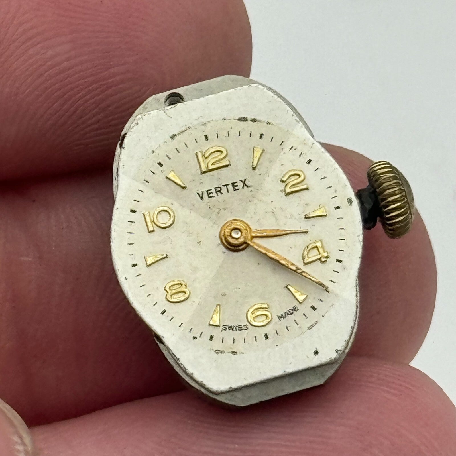 12.7mm Running Vertex Revue 85 Manual Wind 15 Jewels Swiss Watch Movement PARTS