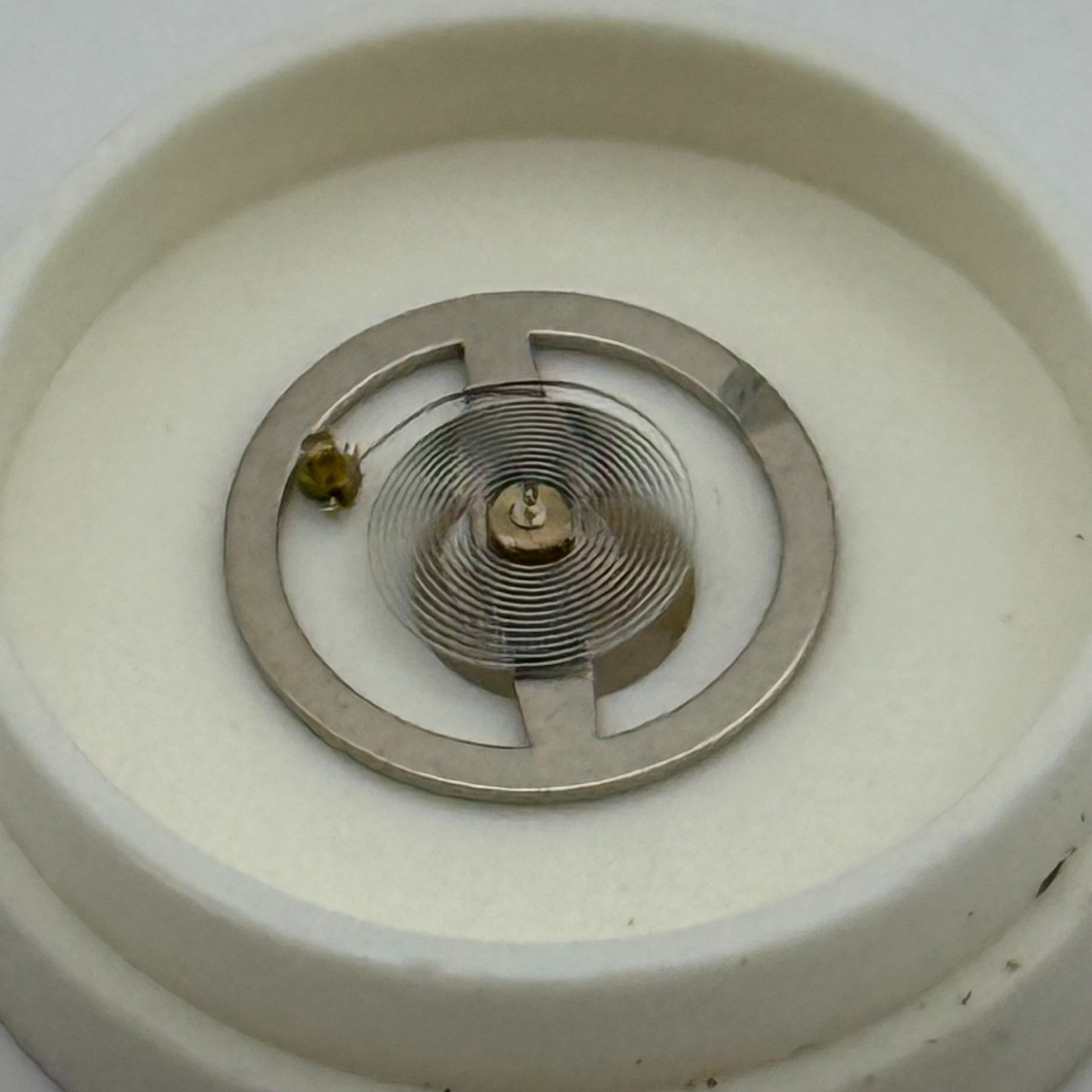 Cattin C66 Balance Wheel Complete And Spring  1551 M Watch Movement Parts NOS