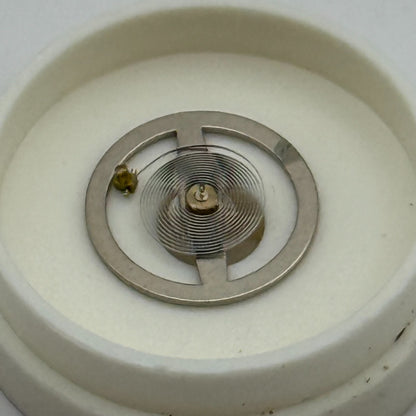 Cattin C66 Balance Wheel Complete And Spring  1551 M Watch Movement Parts NOS