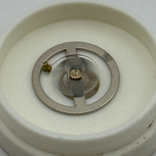 Cattin C66 Balance Wheel Complete And Spring  1551 M Watch Movement Parts NOS