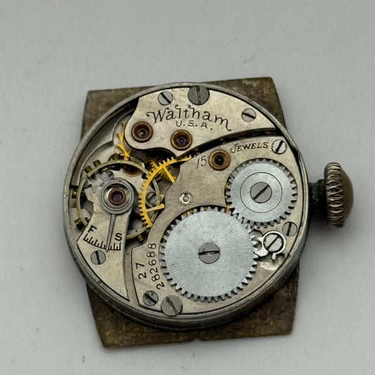 Waltham Grade 645 Model L-10 American Watch Movement Parts Repair 10L